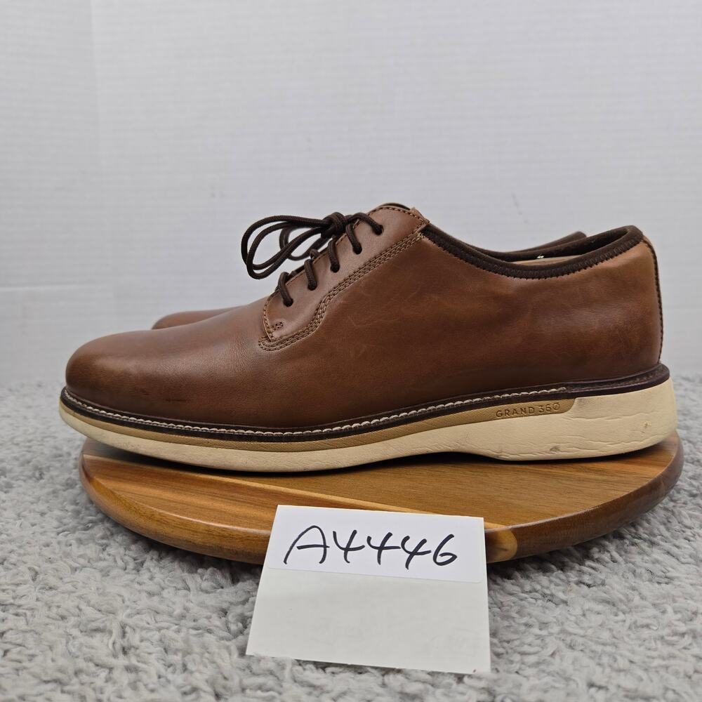 Cole Haan Mens 12M Grand Ambition Postman British Tan Leather Casual Oxford Shoe